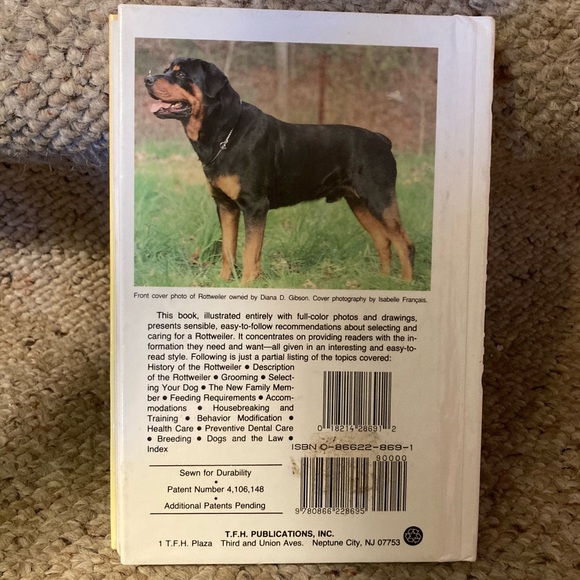 Book (Hardback):Rottweiler by Anna Nicholas - Picture 3 of 16